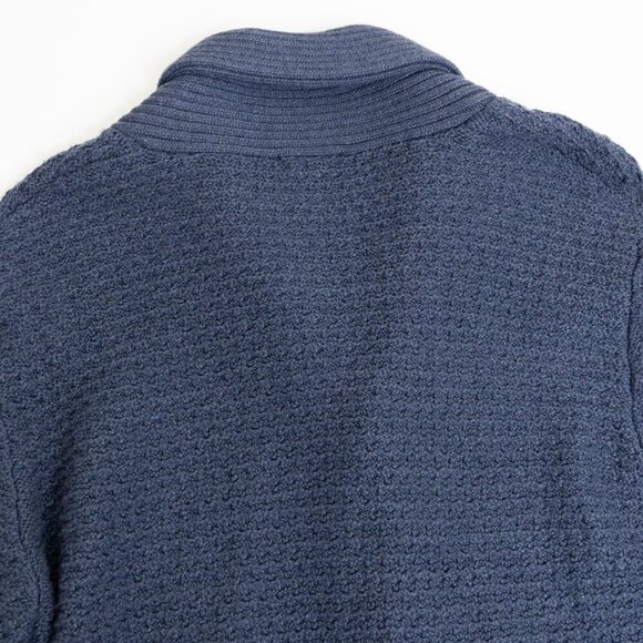 Rails Shepley Cardigan Navy Blue Button Down Shawl Collar Sweater - Picture 10 of 14